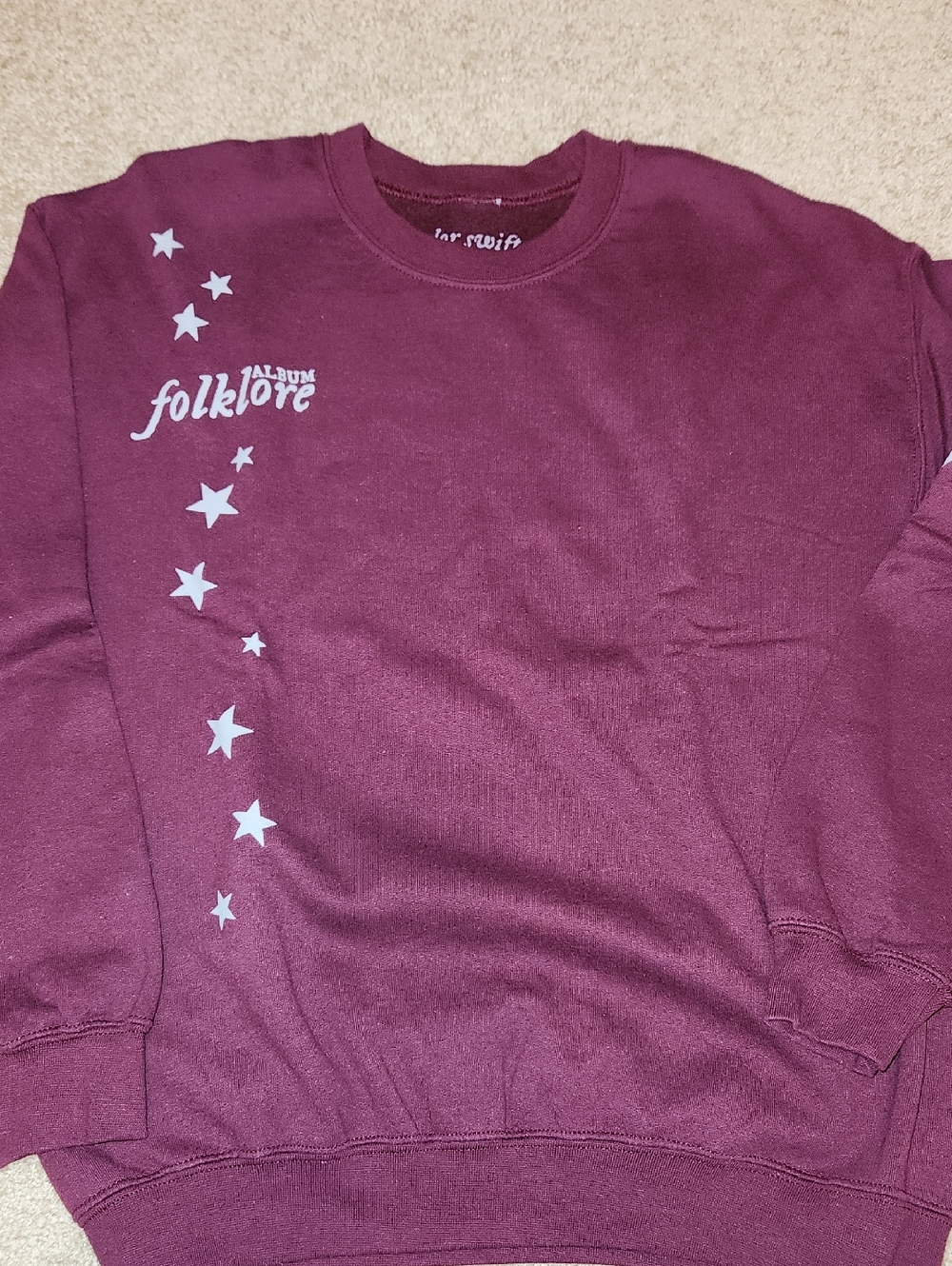 Taylor Swift Folklore crewneck